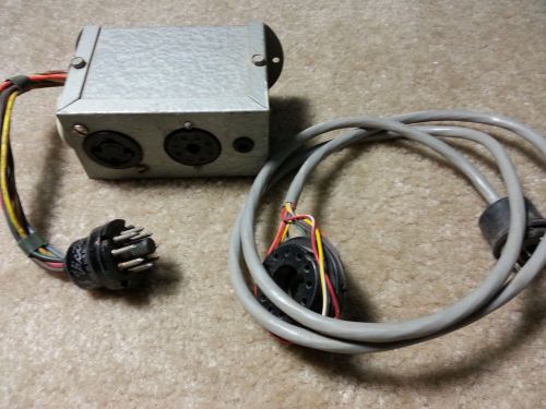 EICO Model CRU Universal CRT Test Adapter with Manual!