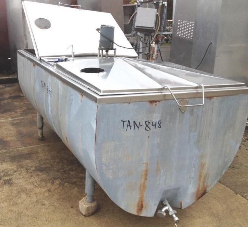 600 Gallon used Milkeeper Refrigerated Stainless Steel Milk Dairy Tank w agitato