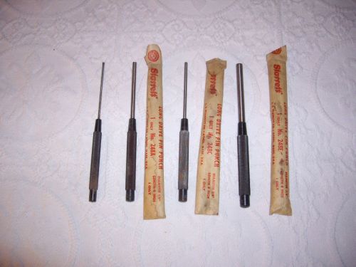 Starrett no. 248 long drive pin punches machinist tools *8 for sale