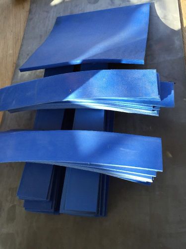 Fluoroslicone Sheets Strips 1/16&#034; Thick Blue