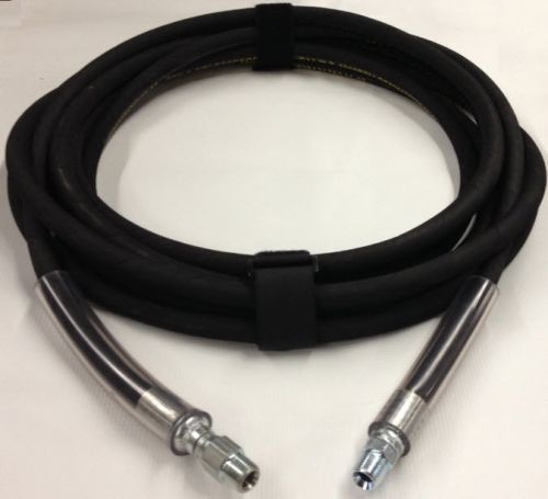 Pressure washer hose assembly- 3000psi 3/8 x 50&#039; w 3/8 male x 3/8 male swivel for sale