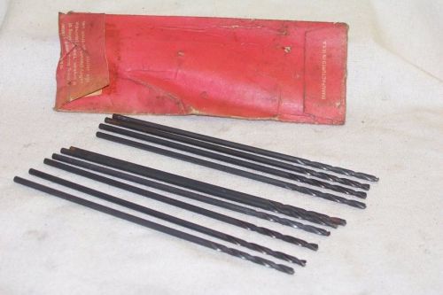 New 10pc #30 wire size aircraft extension drill bit 6&#034; overall length made usa for sale