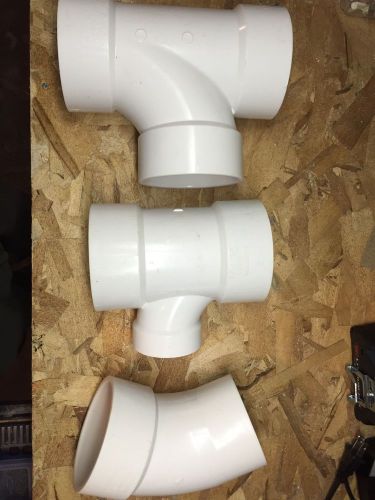 Three pvc fittings.  new for sale