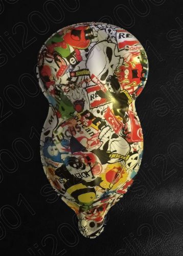 Hydrographics Film Sticker Bomb 10 Square Feet  /  U.S. Seller - 002