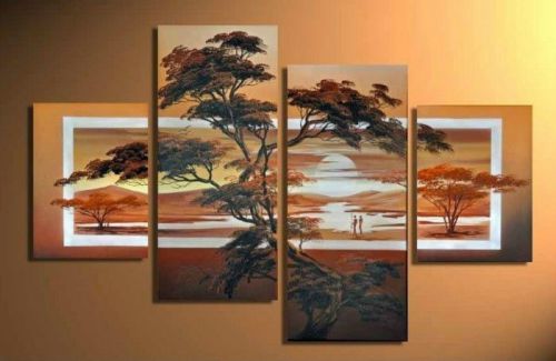 New /modern abstract hand-painted oil painting wall decor huge canvas/ + framed for sale