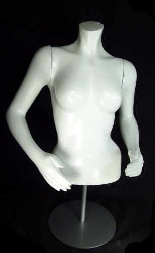 Vintage Greneker Female Mannequin W Stand Torso Arms Form Display Poseable