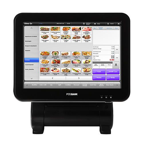 All in One Point of Sale System POS for Retail or Restaurant with MSR