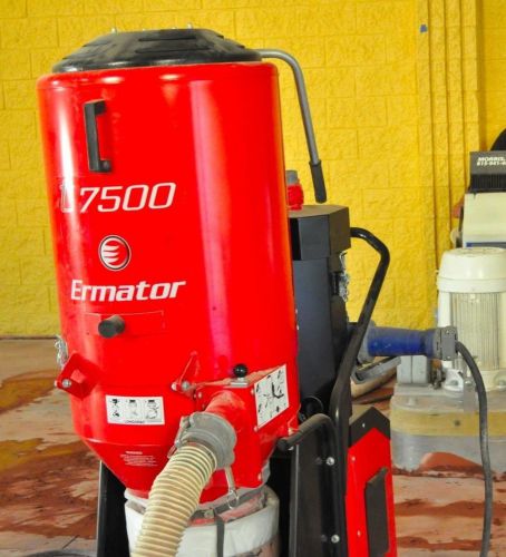 concrete grinder vacuum ermator  T7500