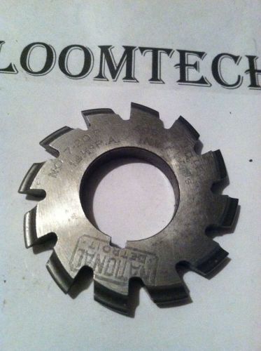USED INVOLUTE GEAR CUTTER #7 20P 14-16T 7/8&#034;bore 14.5PA HS NATIONAL