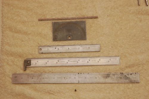 Starrett Protractor parts and rules