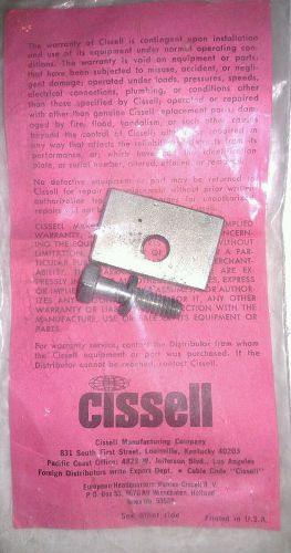 Cissell pants topper ,stop slide with mount- new pt-68 for sale