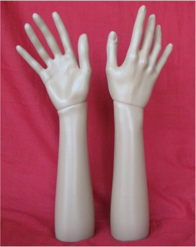 14&#034; Femal Right Hand Mannequin Torso Ring Bracelet Jewelry Display Stand Model