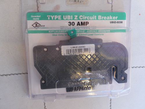 UBIZ-0230  30 Amp 2 Pole Thin Repl 120/240 VAC  Circuit Breaker