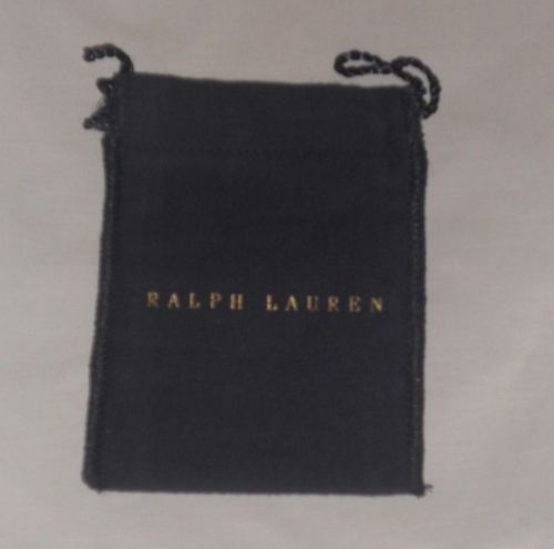 ralph lauren   4&#034;x3.25” Jewelry Pouches   Gift Bag navy blue