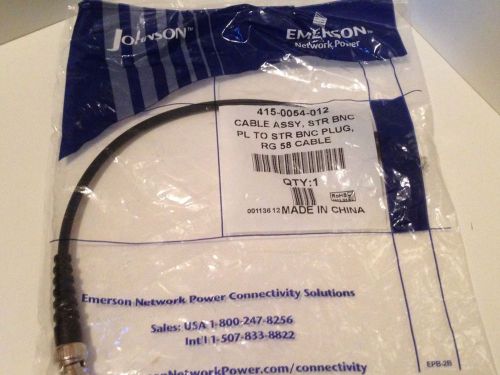 JOHNSON/EMERSON - 415-0054-012 - BNC COAXIAL CABLE ASSEMBLY