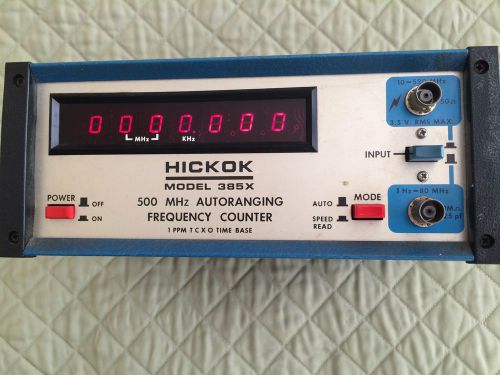 HICKOK 500 MHz Model 385X Autoranging Frequency Counter