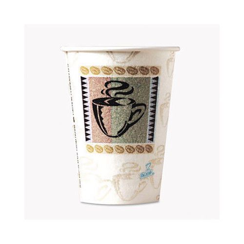 Dixie Coffee Dreams Design Paper Hot Cups, 12 Oz., 50/Pack
