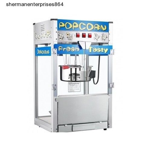 Large,Popcorn,Machine,12,Once,Popper,Movie,Carnival,Theater,Concession,Vending