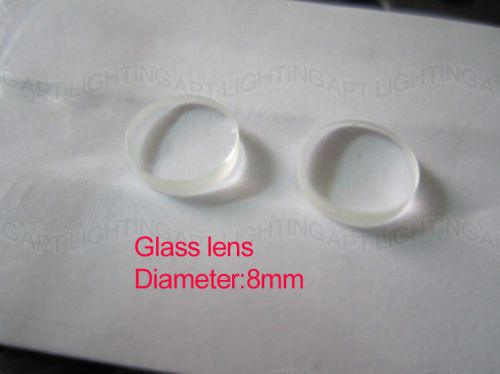 2pcs 808nm laser diode focus glass lens/ Collimating lens / Diameter 8mm