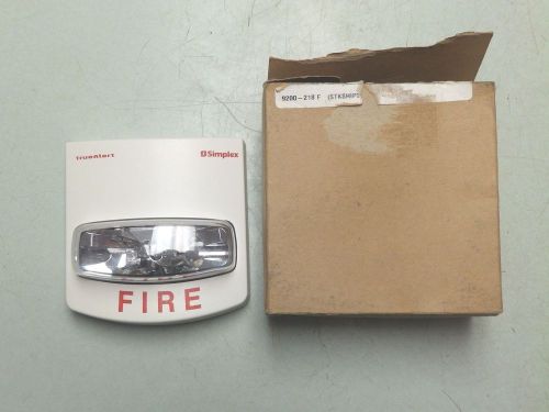 Simplex 4904-9331 TrueAlert Wall Strobe Fire Alarm Red *FREE SHIPPING*