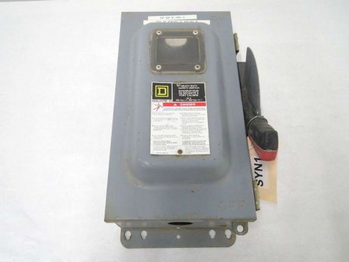 SQUARE D H362AWK SAFETY 60A AMP 600V-AC 3P FUSIBLE DISCONNECT SWITCH B488758