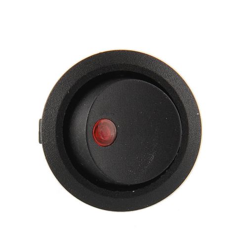 Red led dot illuminated rocker switch 3pin 19mm car trailer high quality for sale