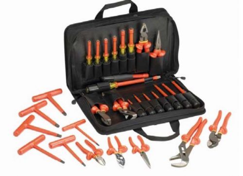 Cementex its-30b-sc insulated electrician 1000v tool kit 30-piece compare-klein! for sale