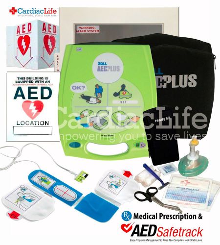 Zoll aed plus semi-automatic w/ 10 person aha cpr training for sale