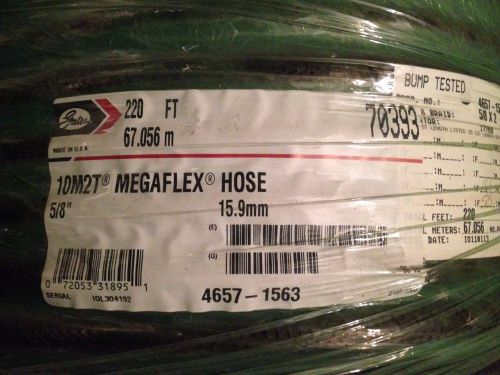Gates 10m2t megaflex hydraulic hose 5/8x220&#039; for sale