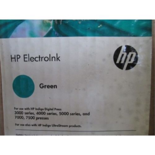 HP Indigo ElectroInk Q4092A Green 4 Cans for series 3000/4000/5000/7000/7500