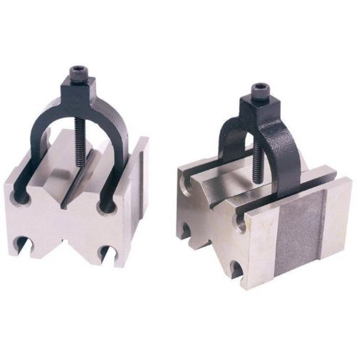 TOOLMAKER&#039;S V-BLOCKS WITH SLOT-IN CLAMP (3402-0964) - MADE IN TAIWAN