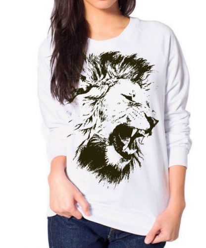 Lion Cat Roar Sweatshirt - American Apparel
