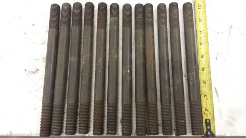 12 - 3/4&#034; threaded clamping studs, 10&#034; long
