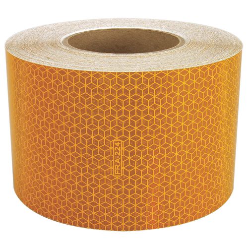 Reflective tape, w 4 in, sb yellow 18612 for sale