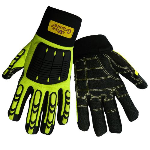 Vice gripsters #sg9966int-m winter impact glove, 3m thinsulate lining, hi-viz for sale
