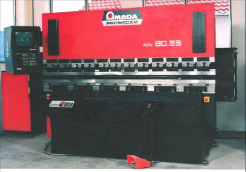 The frame of the press brake AMADA APX 8025