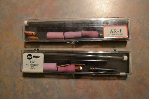 Lot of 2 MILLER - WELDCRAFT AK1C Tig Accessory Kit, Kits, Unused Welding Torch