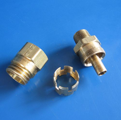 Weatherhead 33806b-y26 male connector fitting, ca360 brass for sale