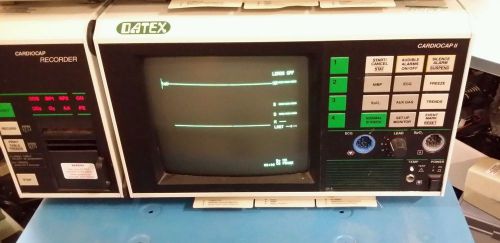 Datex cardiocap ii monitor with recorder as pictured in good condition for sale