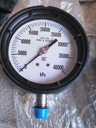 New pressure gauge gage  0-40000 kpa 1/2&#034; npt for sale