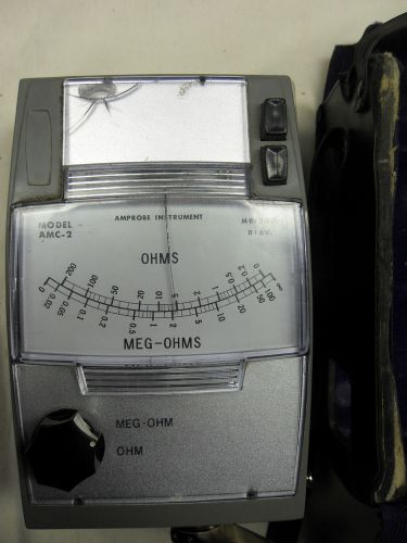 Amprobe AMC-2 Hand Cranked Megohmmeter -Meter &amp; Case Only