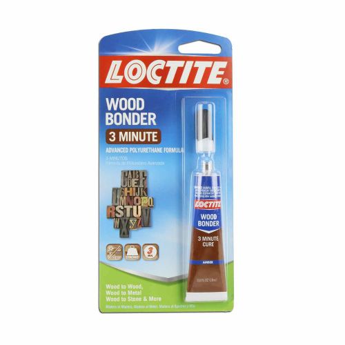 Loctite 3 minute wood bonder glue 0.6 oz - amber for sale