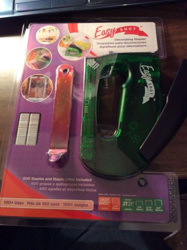 Easy shot decorating stapler, green 5650g-6 nip for sale