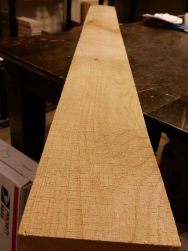 4/4 Red Oak Board 44.75 x 3.75 x ~1in. Wood Lumber (sku:#L-475)