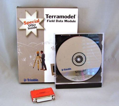 TRIMBLE TERRAMODEL 2001 Field Data Module Surveying Software Version 9.8