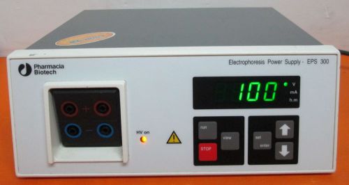 PHARMACIA BIOTECH ELECTROPHORESIS POWER SUPPLY MODEL EPS 300 EPS300 S/N 56305416