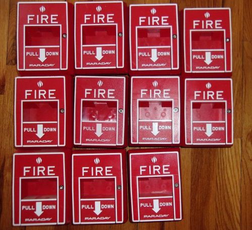 Faraday fire pull station alarm alert 8700-s ***sold individually by the each for sale