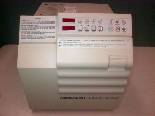 RITTER MIDMARK M9 ULTRACLAVE  AUTOCLAVE STERILIZER GOOD RUNNING CONDITION!