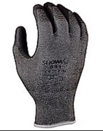 Showa best 541-l.bk cut resistant gloves, gray, l, pr for sale