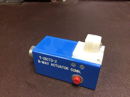 TESTRON T-13073-2 8-WAY ACTUATOR CONNECTOR USED WORKS FINE $49